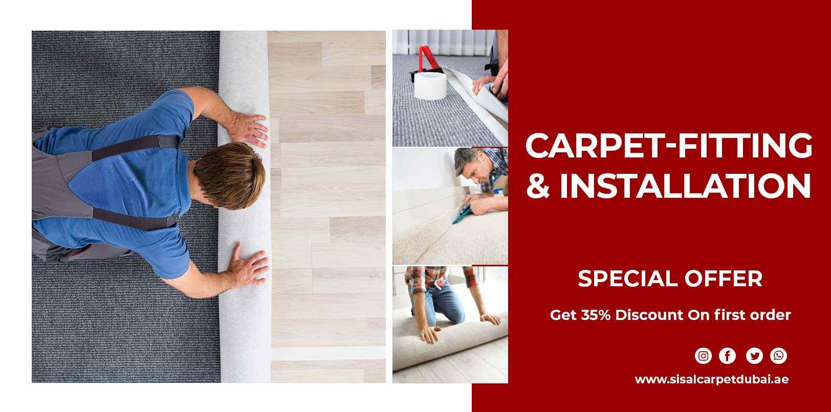 Carpet fitting and installation