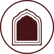 Maroon mosque carpet