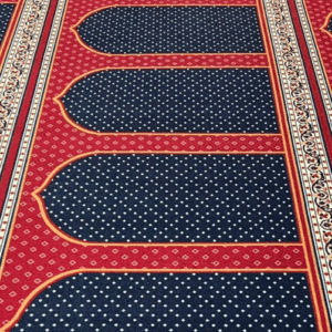 Mehrab-Soft-Blue-Maroon-Mosque-Carpet