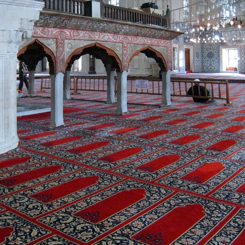 Acoustic mosque carpeting