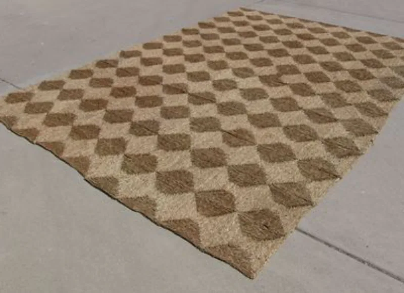 Earth-Tone Seagrass carpet