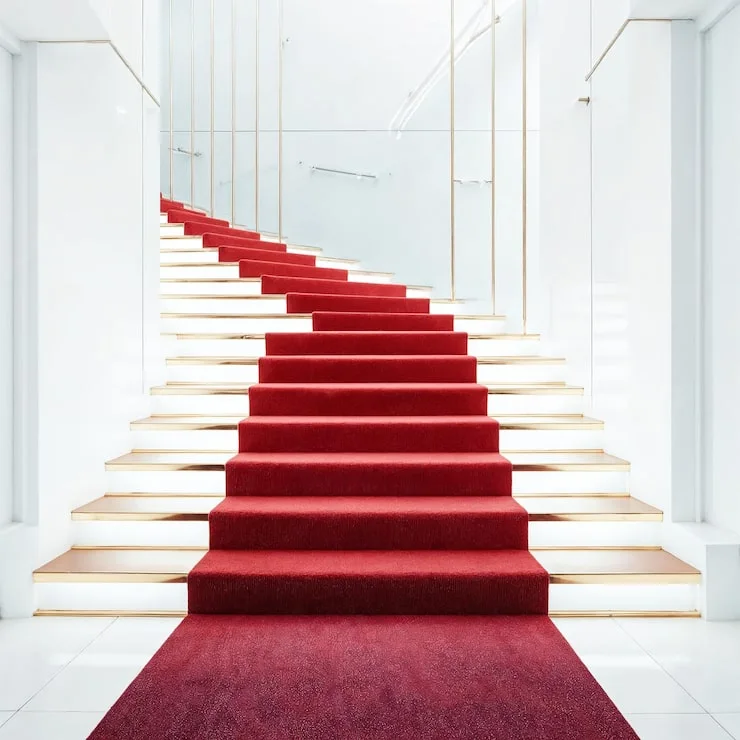 Fire-rated stair carpets for offices