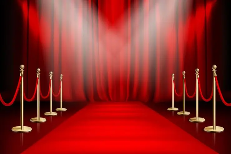 Grand opening ceremony carpet