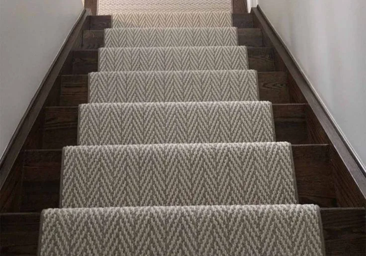 Herringbone Wool Stair Runner Carpet
