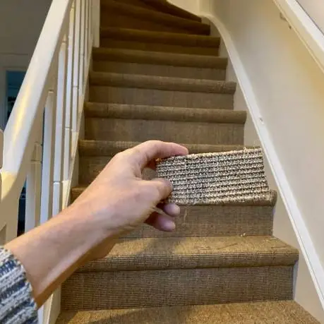 Humidity-resistant sisal carpet treatments