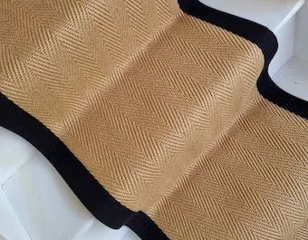 Jute Border Stair Runner Carpet