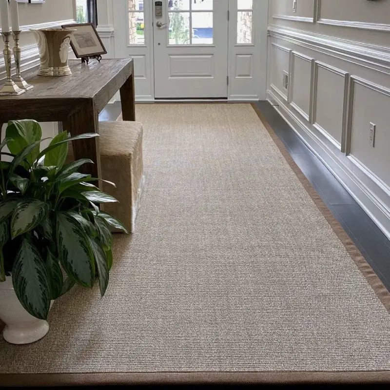 Sound-absorbing sisal carpet