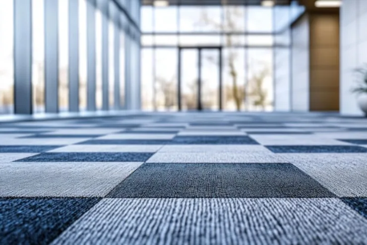 Stain-resistant office rugs