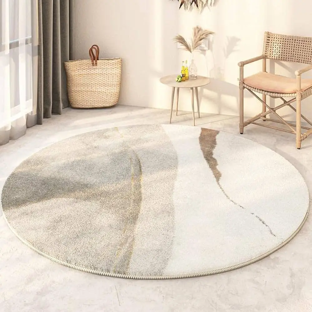 Affordable round carpet