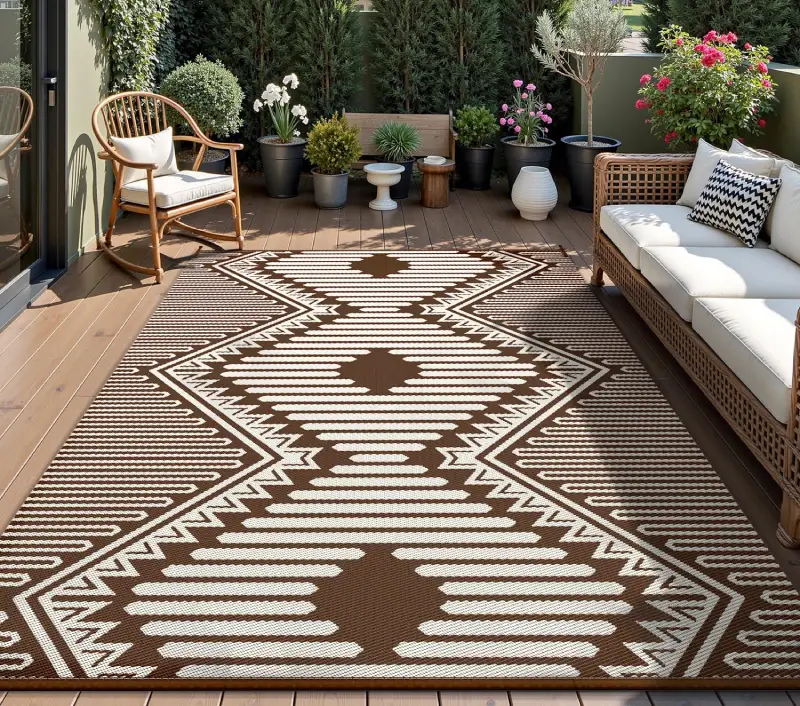 Anti-bacterial outdoor carpet for kids
