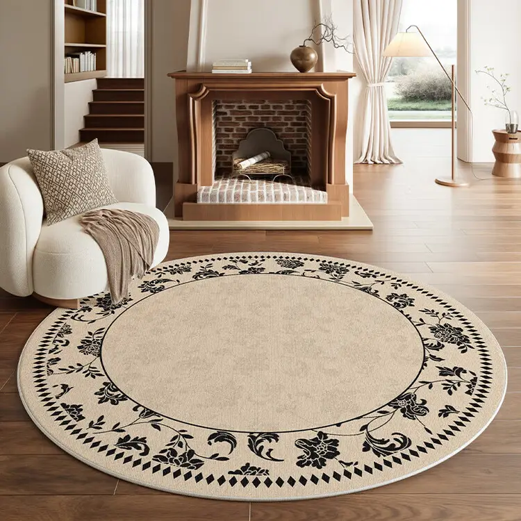 Boho round carpet