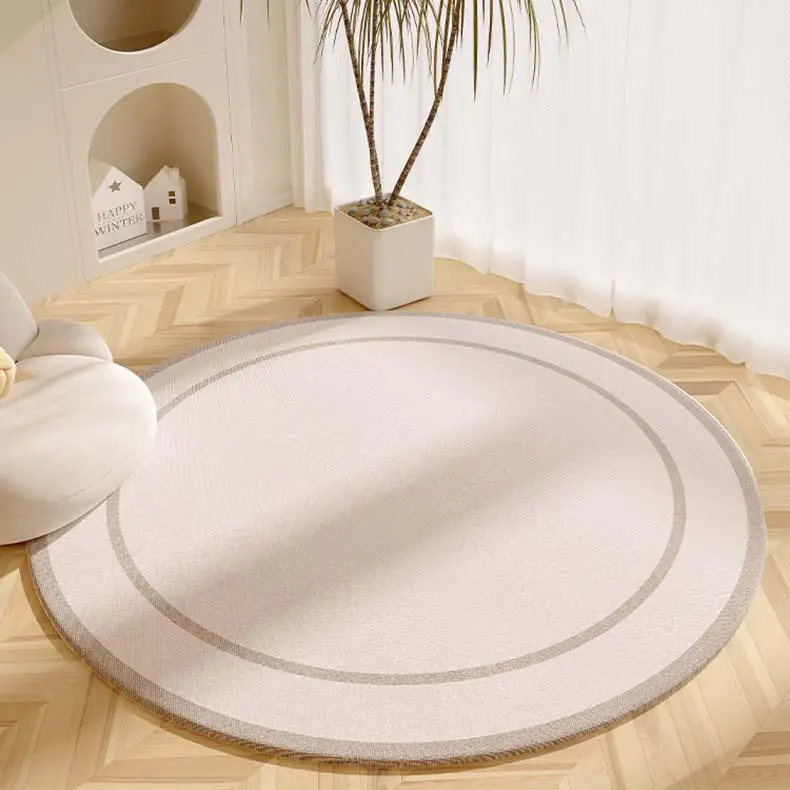 Colorful round carpet