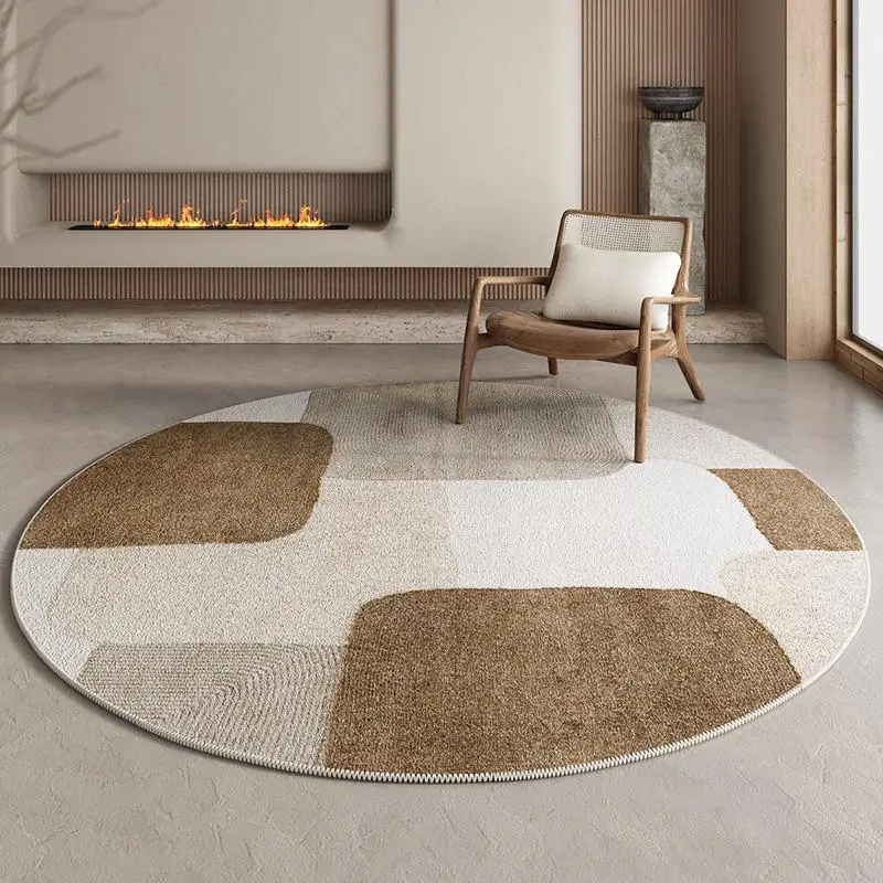 Fluffy round carpet