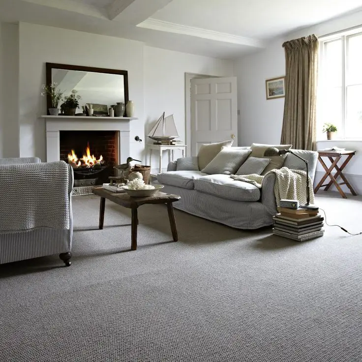 Grey carpet for high-rise apartments