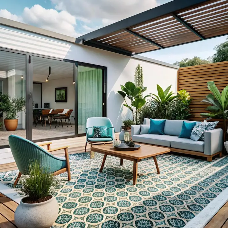 Mold-resistant outdoor carpet