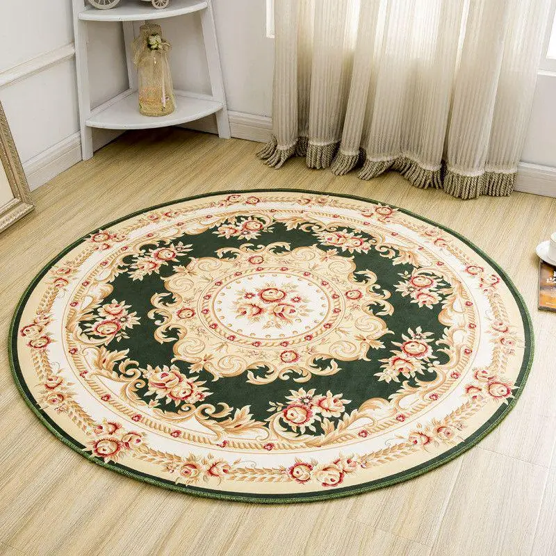 Round carpet for kids room