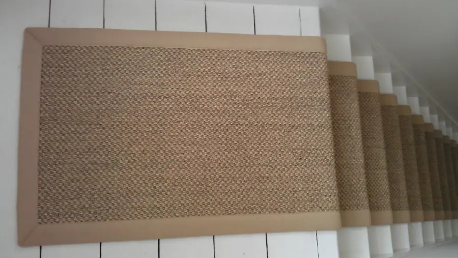 Sisal carpet for stair