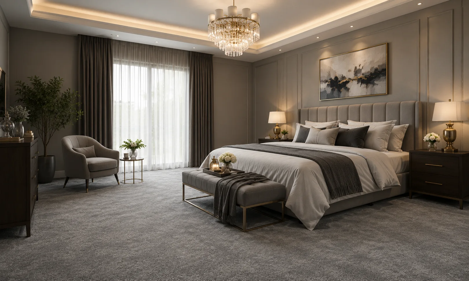 Grey Carpet For bedroom