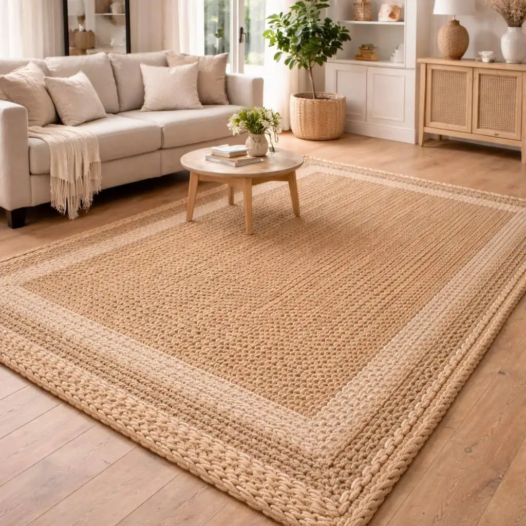 Natural fiber jute carpet Dubai