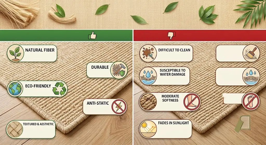 Understanding the Sisal Carpet Pros and Cons