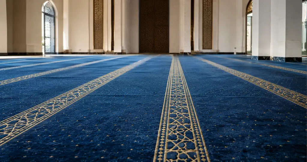 Nylon Mosque Carpet For Heavy Usage Areas
