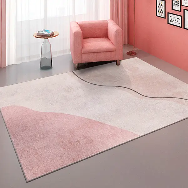 Pink Polyester Carpets
