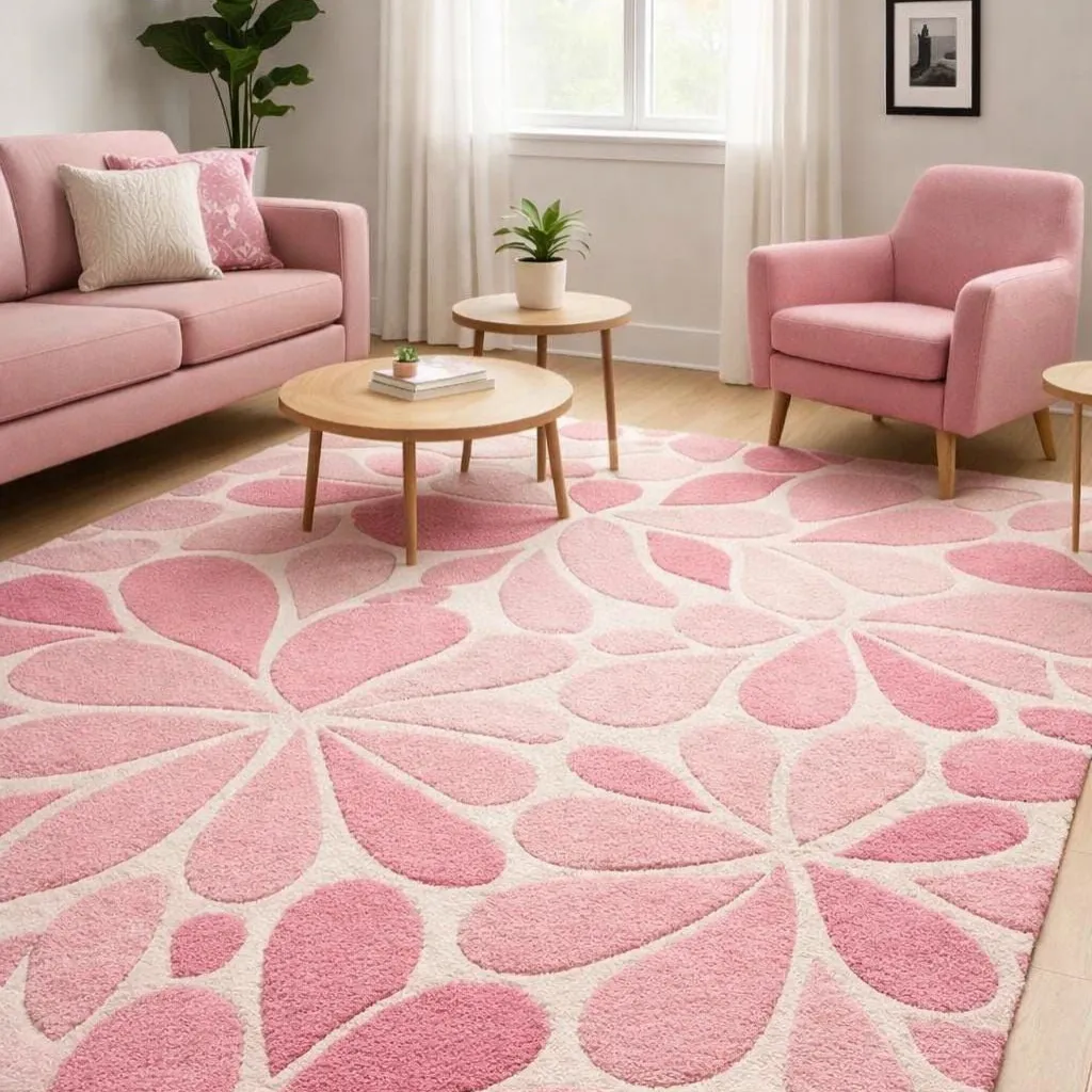pink carpet for office