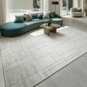 Grey Line Carpet for Modern Homes in Dubai